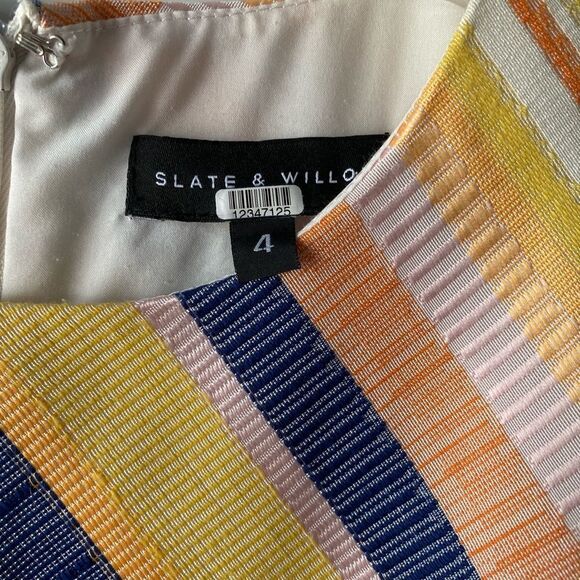 Slate & Willow dress geometric pattern Size 4 - Picture 5 of 6